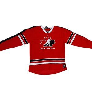 Team Canada Hockey Jersey Size Large Sogo Sports Olympics Unisex Adults